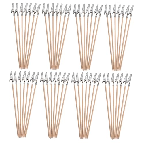 GALPADA 100 Stück Bambus Stick Klammern für Foto und Posteranzeige Clips für Modellmalerei Bastelprojekte und Kreative Anwendungen GALPADA 100 Stück Bambus Stick Klammern für Foto und Posteranzeige Clips für Modellmalerei Bastelprojekte und Kreative Anwendungen von GALPADA