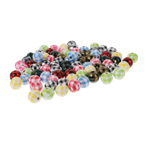 GALPADA 100 Stück Bunte Holzperlen für DIY Schmuck Runde Bastelperlen für Armbandgestaltung für Kreative Bastelprojekte und Schmuckherstellung GALPADA 100 Stück Bunte Holzperlen für DIY Schmuck Runde Bastelperlen für Armbandgestaltung für Kreative Bastelprojekte und Schmuckherstellung von GALPADA