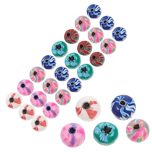 GALPADA 100 Stück Bunte Polymer Clay Perlen für DIY Schmuck Armband und Halskette Vielseitige Dekorative Perlen für Erwachsene von GALPADA