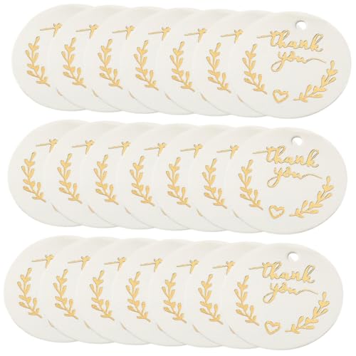 GALPADA 100 Stück Dankeschön Anhänger Rund Papier Geschenkanhänger Schnur Dekorativ für Hochzeit Geburtstag Babyparty Geschenkverpackung DIY Basteln Hochwertige Danke Labels GALPADA 100 Stück Dankeschön Anhänger Rund Papier Geschenkanhänger Schnur Dekorativ für Hochzeit Geburtstag Babyparty Geschenkverpackung DIY Basteln Hochwertige Danke Labels von GALPADA