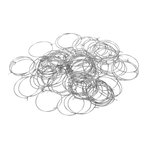 GALPADA 100 Stück Edelstahl Ohrringringe DIY Schmuckzubehör Ohrhaken Vielseitig für Schmuckherstellung und Kreative Ohrschmuckgestaltung GALPADA 100 Stück Edelstahl Ohrringringe DIY Schmuckzubehör Ohrhaken Vielseitig für Schmuckherstellung und Kreative Ohrschmuckgestaltung von GALPADA