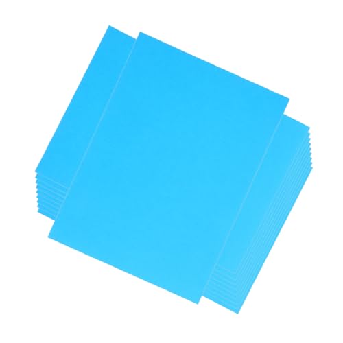GALPADA 100 Stück Farbkopierpapier Blau Glatte Oberfläche Schnelltrocknend für Drucker und Tintenstrahler Vielseitig Geeignet für DIY Basteln Zeichnen und Professionelle Dokumente von GALPADA
