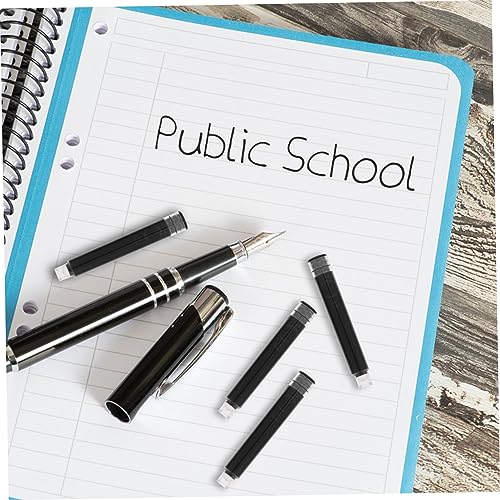 GALPADA 100 Stück Füllfederhalter Tintenpatronen Praktische und Ergonomische Nachfüllungen für Schüler und Büro Kompatibel mit Standard Füller Langlebige Schwarze Tintenfüllungen GALPADA 100 Stück Füllfederhalter Tintenpatronen Praktische und Ergonomische Nachfüllungen für Schüler und Büro Kompatibel mit Standard Füller Langlebige Schwarze Tintenfüllungen von GALPADA