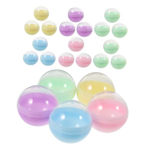 GALPADA 100 Stück Halbdurchsichtige Kunststoffkapseln für Verkaufsautomaten Runde Nachfüllbare Kapseln für Gummibälle für Diy Bastelprojekte und Spielzeugpreise Macaronfarben GALPADA 100 Stück Halbdurchsichtige Kunststoffkapseln für Verkaufsautomaten Runde Nachfüllbare Kapseln für Gummibälle für Diy Bastelprojekte und Spielzeugpreise Macaronfarben von GALPADA