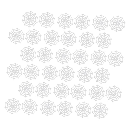 GALPADA 100 Stück Halloween Spinnennetz Deko Leuchtende Kunststoff Netz Halloween Party Zubehör Realistische Spinnweben für Gruselige Festliche Atmosphäre GALPADA 100 Stück Halloween Spinnennetz Deko Leuchtende Kunststoff Netz Halloween Party Zubehör Realistische Spinnweben für Gruselige Festliche Atmosphäre von GALPADA