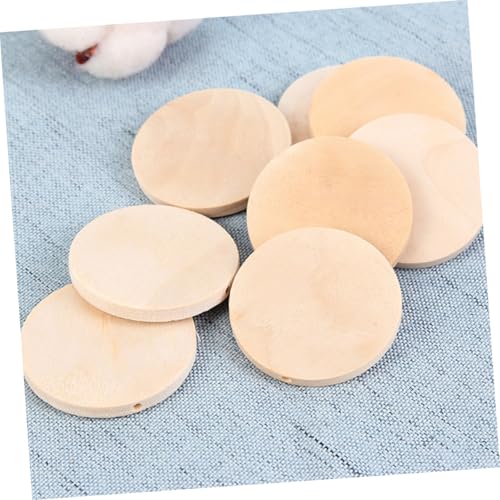 GALPADA 100 Stück Holzohrring Zubehör mit Loch Runde Unbehandelte Holzscheiben DIY Schmuckherstellung Natürlicher Holzton Bastelmaterial für Ohrringe GALPADA 100 Stück Holzohrring Zubehör mit Loch Runde Unbehandelte Holzscheiben DIY Schmuckherstellung Natürlicher Holzton Bastelmaterial für Ohrringe von GALPADA