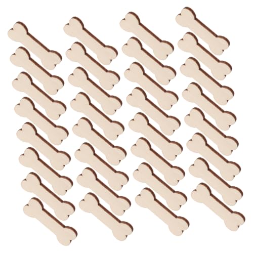 GALPADA 100 Stück Holzscheiben Hundeknochenform Unbehandelte Holz dekorationen für DIY Bastelprojekte Party Schmuck Holzanhänger für Kreative Wohnkultur GALPADA 100 Stück Holzscheiben Hundeknochenform Unbehandelte Holz dekorationen für DIY Bastelprojekte Party Schmuck Holzanhänger für Kreative Wohnkultur von GALPADA