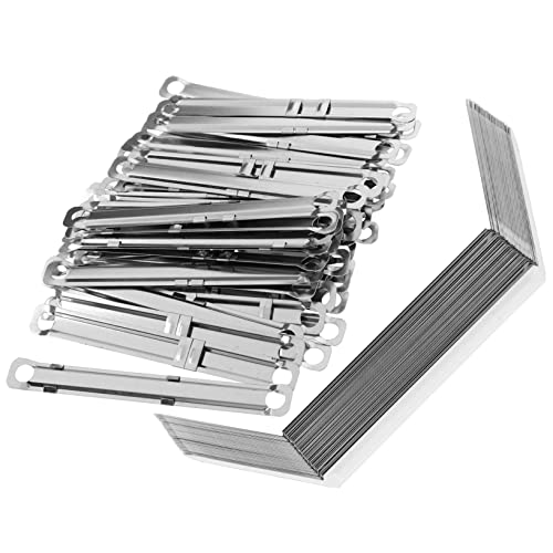 GALPADA 100 Stück Metall Binder Ringe für Dokumente Bindemittel Kreise Vielseitige Klammern für Büro Schule und Zuhause Leicht und Tragbar Organisieren von Unterlagen von GALPADA