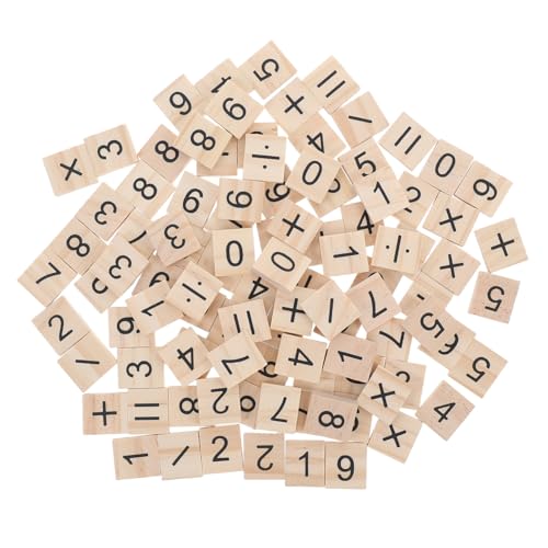 GALPADA 100 Stück Mini Holz Zahlen Plättchen Teiliges Vielseitiges Lernspielzeug für Kreative DIY Projekte und Mathematikunterricht für Schule und Kindergarten GALPADA 100 Stück Mini Holz Zahlen Plättchen Teiliges Vielseitiges Lernspielzeug für Kreative DIY Projekte und Mathematikunterricht für Schule und Kindergarten von GALPADA