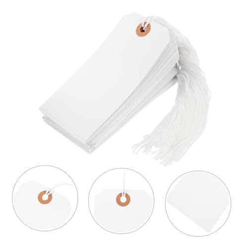 GALPADA 100 Stück Mittlere Verstärkte Anhänger Etiketten aus Papierboard Beschreibbare Preisschilder für Kleidung Schmuck DIY Geschenkanhänger Vielseitig Einsetzbar Robust und Leicht GALPADA 100 Stück Mittlere Verstärkte Anhänger Etiketten aus Papierboard Beschreibbare Preisschilder für Kleidung Schmuck DIY Geschenkanhänger Vielseitig Einsetzbar Robust und Leicht von GALPADA