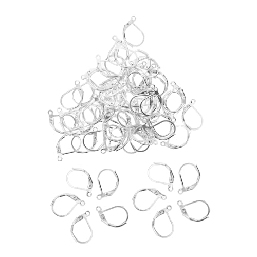 GALPADA 100 Stück Ohrring Haken DIY Ohrhaken Elastische D Förmige Französische Ohrhaken Silberne Ohrbeschläge für Basteln und Schmuckherstellung GALPADA 100 Stück Ohrring Haken DIY Ohrhaken Elastische D Förmige Französische Ohrhaken Silberne Ohrbeschläge für Basteln und Schmuckherstellung von GALPADA