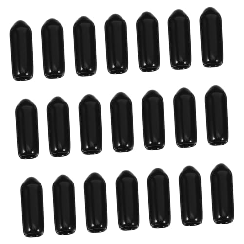 GALPADA 100 Stück PVC Schutzkappen Schwarz Schraubenschutzkappen Flexibel Drahtschutz Endkappen für Schrauben Kabelenden Sicherheitsabdeckung GALPADA 100 Stück PVC Schutzkappen Schwarz Schraubenschutzkappen Flexibel Drahtschutz Endkappen für Schrauben Kabelenden Sicherheitsabdeckung von GALPADA