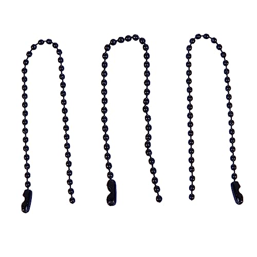 GALPADA 100 Stück Perlenkette Farbe Ketten für die Schmuckherstellung Schild Kugelkette aus Stahl rostfrei Ketten zur Schmuckherstellung Kugelkette mit Verbindungsstücken Eisen Schwarz GALPADA 100 Stück Perlenkette Farbe Ketten für die Schmuckherstellung Schild Kugelkette aus Stahl rostfrei Ketten zur Schmuckherstellung Kugelkette mit Verbindungsstücken Eisen Schwarz von GALPADA