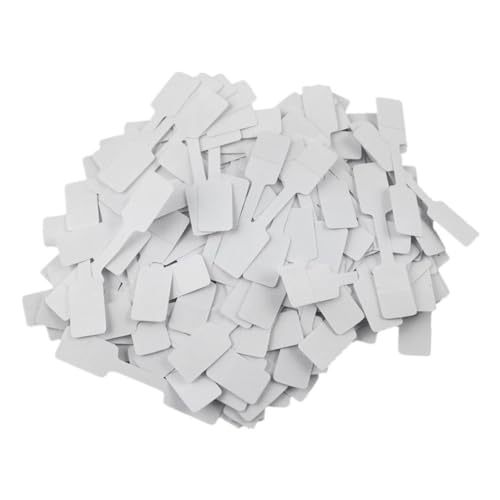 GALPADA 100 Stück Rechteckige Schmuck Preisschilder Aufkleber Selbstklebend Blanko Etiketten für Ringe Armbänder Halsketten Schmuckbeschriftung und Inventarverwaltung von GALPADA