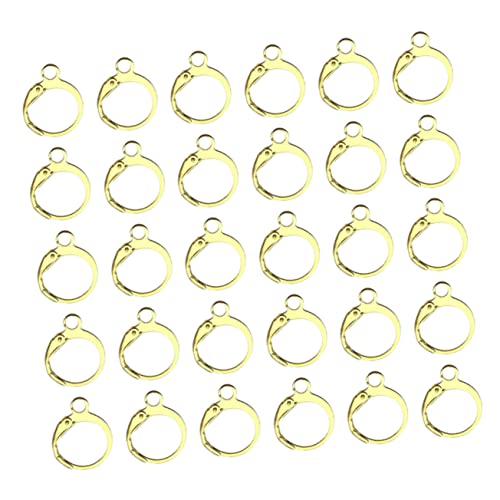 GALPADA 100 Stück Runde Kupfer Ohrschnallen Ohrring Schmuckherstellung Creolen Schmuckherstellungsset Ornamenthaken Schmuckherstellungszubehör Charms Für Die Schmuckherstellung GALPADA 100 Stück Runde Kupfer Ohrschnallen Ohrring Schmuckherstellung Creolen Schmuckherstellungsset Ornamenthaken Schmuckherstellungszubehör Charms Für Die Schmuckherstellung von GALPADA