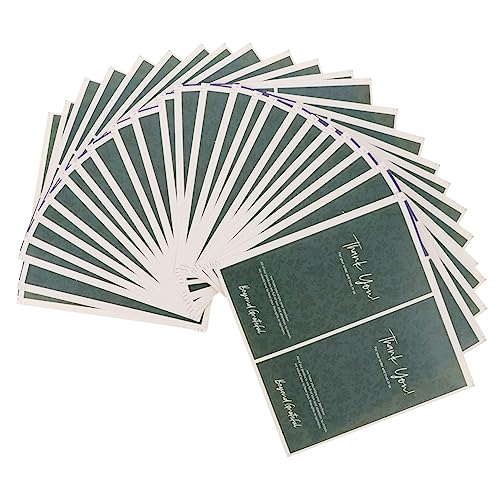 GALPADA 100 Stück Selbstklebende Rechteckige Aufkleber für Geschenkverpackungen Stabile Haftung Leicht Abziehbar Geeignet als Geschenkbox Siegelaufkleber mit Je von GALPADA