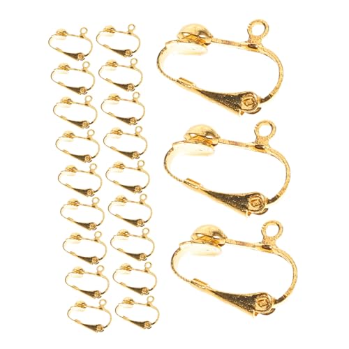 GALPADA 100 Stück Teiliges Clip Ohrring aus Kupfer mit Federverschluss kein Piercing Erforderlich Vielseitig für DIY Schmuckherstellung Langlebige Stilvolle Ohrclips für Nutzer von GALPADA