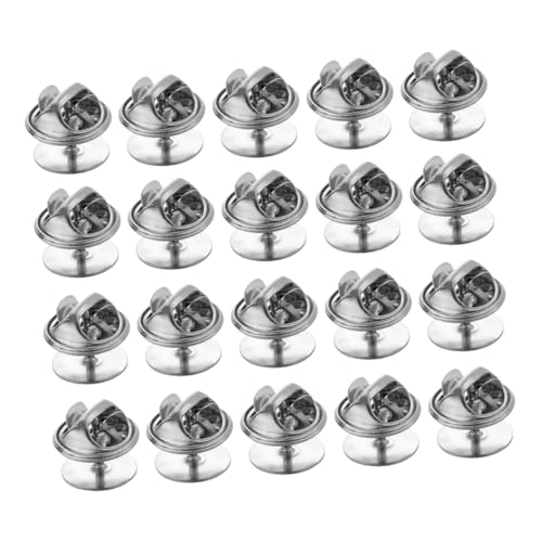 GALPADA 100 Stück Teiliges Schmetterlingsverschluss Anstecknadeln Robuste Kupfer Basis Vielseitig für Anstecknadeln Revershalter DIY Schmuckherstellung Einfach zu Montieren Entfernen von GALPADA