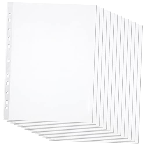 GALPADA 100 Stück Transparente Kreative Binder Hüllen Praktische Dokumententaschen für Ring Ordner Lose Aufbewahrung Vielseitige Schutzfolien für Büro und Schule GALPADA 100 Stück Transparente Kreative Binder Hüllen Praktische Dokumententaschen für Ring Ordner Lose Aufbewahrung Vielseitige Schutzfolien für Büro und Schule von GALPADA