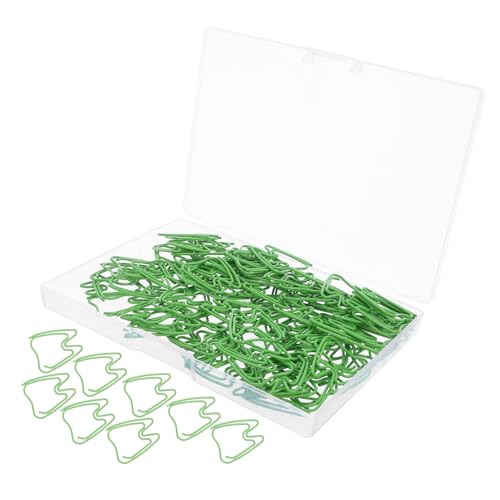 GALPADA 100 Stück Zahnmuster Büroklammern Grün Vielseitige Clips für Dokumentenorganisation Starke Haftung für Schule Büro und Zuhause Kreative Memo Foto-clips GALPADA 100 Stück Zahnmuster Büroklammern Grün Vielseitige Clips für Dokumentenorganisation Starke Haftung für Schule Büro und Zuhause Kreative Memo Foto-clips von GALPADA
