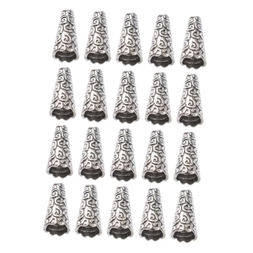 GALPADA 100 Stück Zinc Alloy Bead Caps Schmuckzubehör DIY Perlenkappen für Armbänder Halsketten Ohrringe Basteln Hochwertige Metallverarbeitung für Einzigartige Schmuckherstellung von GALPADA