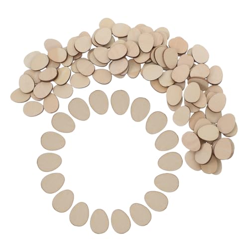 GALPADA 100 Stück dekorative Holzspäne Basteln Ornament unfertige Eier Oval für dekoration weihnachten weihnachtsdeko beleuchtet innen Dekoration selber machen Eierdekorationen Hölzern GALPADA 100 Stück dekorative Holzspäne Basteln Ornament unfertige Eier Oval für dekoration weihnachten weihnachtsdeko beleuchtet innen Dekoration selber machen Eierdekorationen Hölzern von GALPADA