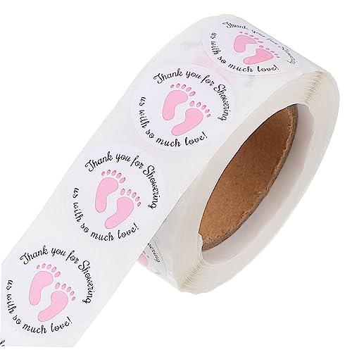 GALPADA 1000Stücke Dusche Geschenkaufkleber Dichtungsaufkleber mit Kleinen Fußabdrücken für Partys und Elegante Etiketten für Besondere Anlässe GALPADA 1000Stücke Dusche Geschenkaufkleber Dichtungsaufkleber mit Kleinen Fußabdrücken für Partys und Elegante Etiketten für Besondere Anlässe von GALPADA