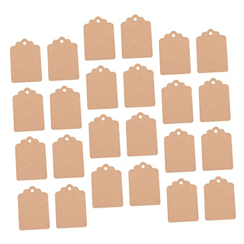 GALPADA 1000Stücke Kraftpapier für Preisetiketten Versand und Markierung Beidseitig Schlicht Vielseitig Einsetzbar für Dekoration und Organisation von GALPADA
