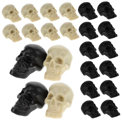 GALPADA 100Stücke Dekoration Schädel Ornamente für Halloween Gruselige Tischdekoration Realistisches Kunststoff Modell für Partys und Indoor Dekoration GALPADA 100Stücke Dekoration Schädel Ornamente für Halloween Gruselige Tischdekoration Realistisches Kunststoff Modell für Partys und Indoor Dekoration von GALPADA