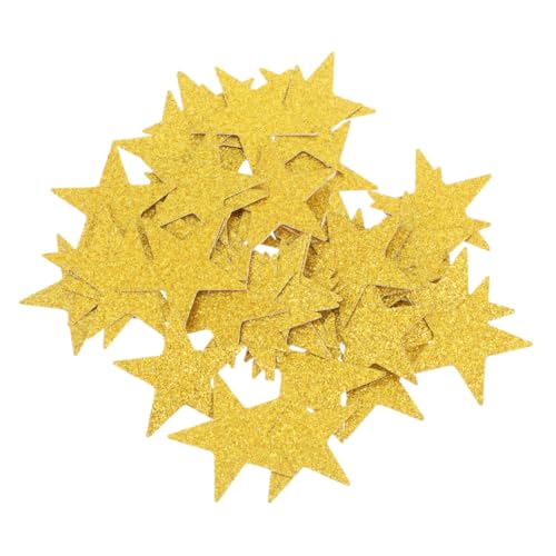 GALPADA 100Stücke Goldene Sternausschnitte aus Papier für Kreative Tischdekorationen Doppelseitiges Konfetti für Hochzeiten Geburtstagsfeiern und DIY Projekte von GALPADA