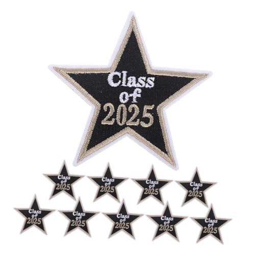 GALPADA 10Stücke Bestickte Aufnäher Graduation Class Of DIY Bügel Patches für Kleidung Rucksäcke Hüte Süße Dekorative Applikationen zur Feier der Abschlusszeit GALPADA 10Stücke Bestickte Aufnäher Graduation Class Of DIY Bügel Patches für Kleidung Rucksäcke Hüte Süße Dekorative Applikationen zur Feier der Abschlusszeit von GALPADA