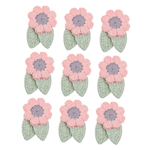 GALPADA 10Stücke Blumen Patches Bestickte Applikationen für DIY Kleidung Taschen und Kunsthandwerk Vielseitig Einsetzbar für Kreative Designs Leuchtenden Farben von GALPADA