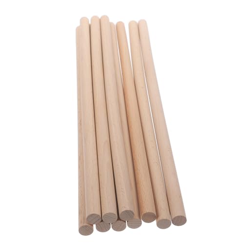 GALPADA 10Stücke DIY Holzstäbe für Lange Bastelsticks Buchenholz für Drumsticks Holzbearbeitung und Projekte Naturmaterialien zum Basteln Schadstofffrei GALPADA 10Stücke DIY Holzstäbe für Lange Bastelsticks Buchenholz für Drumsticks Holzbearbeitung und Projekte Naturmaterialien zum Basteln Schadstofffrei von GALPADA