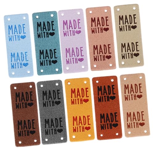GALPADA 10Stücke Handgefertigte PU Lederetiketten DIY Häkelschilds Etiketten für Kleidung Einfach für Handarbeiten Stabile für Taschen GALPADA 10Stücke Handgefertigte PU Lederetiketten DIY Häkelschilds Etiketten für Kleidung Einfach für Handarbeiten Stabile für Taschen von GALPADA
