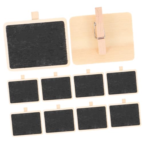 GALPADA 10Stücke Kreative Mini Memo Clipboards aus Holz Teiliges für Notizen Fotos und Karten und Funktional für Zuhause und Büro Kleine für DIY Projekte von GALPADA