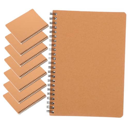 GALPADA 10Stücke Spiral Notizbuch Unlinierte für Schule Büro und Reisen Hochwertiges für Effizientes Lernen und Notizen von GALPADA