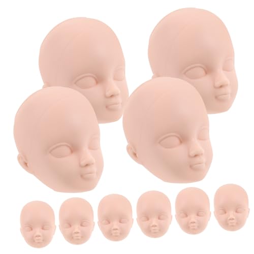 GALPADA 10Stücke Teiliges Puppenköpfe für Make Up Übungen und Bastelarbeiten Langlebig und Geruchlos für DIY Foto Requisiten für Kreative Projekte von GALPADA