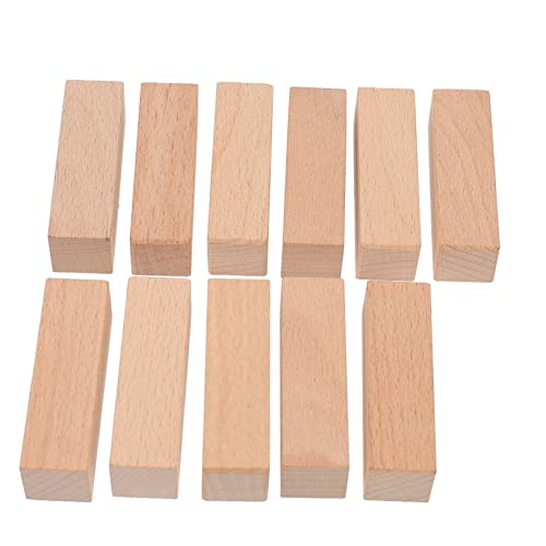 GALPADA 11 Stück Teiliges DIY Holzblock Set Unbehandelte Holzblöcke für Bastelarbeiten Hochwertige Materialien für Kreative Stempel und Kunsthandwerk von GALPADA