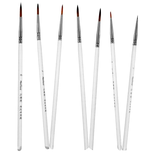 GALPADA 11 Stück Teiliges Detail Pinsel Set aus Nylon für Miniaturmalerei Feine Spitze Langlebig Leicht zu Führen Geeignet für Acryl Aquarell Öl für Anfänger Kunststudenten und Künstler GALPADA 11 Stück Teiliges Detail Pinsel Set aus Nylon für Miniaturmalerei Feine Spitze Langlebig Leicht zu Führen Geeignet für Acryl Aquarell Öl für Anfänger Kunststudenten und Künstler von GALPADA
