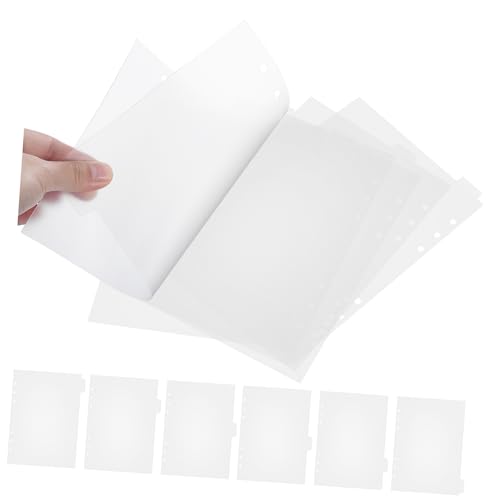 GALPADA 11 Stück Transparent Trennblätter Klare Ordnertrennblätter mit Tabs aus Mattem PP für Organisation von Dokumenten Ringordnern von GALPADA