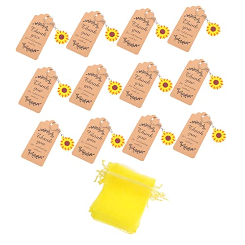 GALPADA 12 Sätze Teiliges Sonnenblumen Schlüsselanhänger mit Baumwollbeutel Kreative Sonnenblumen Taschenanhänger für Sommerparty Geburtstagsgeschenk und Mitgebsel Geeignet für Erwachsene GALPADA 12 Sätze Teiliges Sonnenblumen Schlüsselanhänger mit Baumwollbeutel Kreative Sonnenblumen Taschenanhänger für Sommerparty Geburtstagsgeschenk und Mitgebsel Geeignet für Erwachsene von GALPADA