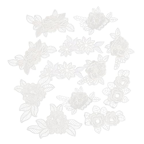 GALPADA 12 Stück Blumen Applikationen für Hochzeitskleider Dekorative Spitze Flicken für Nähprojekte Vielseitig Einsetzbar für Kreative Bastelarbeiten GALPADA 12 Stück Blumen Applikationen für Hochzeitskleider Dekorative Spitze Flicken für Nähprojekte Vielseitig Einsetzbar für Kreative Bastelarbeiten von GALPADA