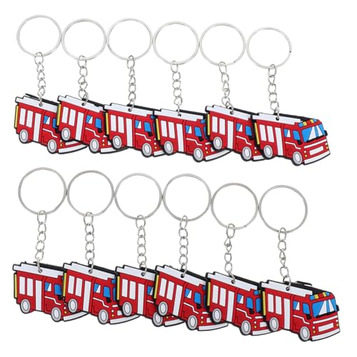 GALPADA 12 Stück Feuerwehr Schlüsselanhänger Feuerwehrmann Feuerwehrauto Design Kindergeburtstag Party Deko Favors Geschenke für Jungen Mädchen Praktische Anhänger GALPADA 12 Stück Feuerwehr Schlüsselanhänger Feuerwehrmann Feuerwehrauto Design Kindergeburtstag Party Deko Favors Geschenke für Jungen Mädchen Praktische Anhänger von GALPADA