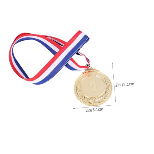 GALPADA 12 Stück Metall Medaillen Goldfarben Langlebig Glatte Kanten als Wettbewerbs und Schülerpreise für Sportveranstaltungen und Auszeichnungen GALPADA 12 Stück Metall Medaillen Goldfarben Langlebig Glatte Kanten als Wettbewerbs und Schülerpreise für Sportveranstaltungen und Auszeichnungen von GALPADA
