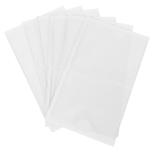 GALPADA 12 Stück Selbstklebende Klarsichthüllen für Karten Transparente Kartenhalter Organisieren und Schützen von Visitenkarten Etiketten und von GALPADA