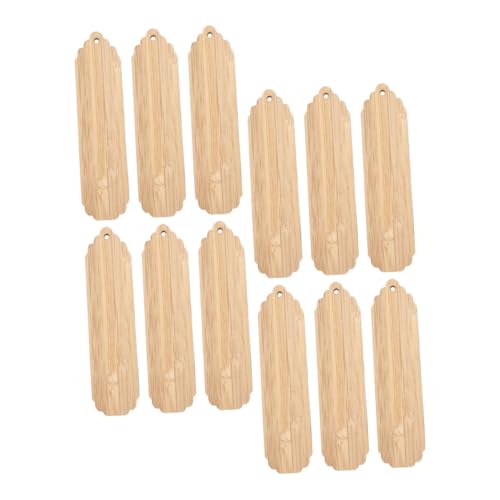 GALPADA 12 Stück Teiliges Bambus Lesezeichen aus Holz Unbedruckte DIY Blanko Holzanhänger zum Bemalen Gravieren und Basteln Handgefertigte Buchmarkierungen für Kreative Bastelprojekte GALPADA 12 Stück Teiliges Bambus Lesezeichen aus Holz Unbedruckte DIY Blanko Holzanhänger zum Bemalen Gravieren und Basteln Handgefertigte Buchmarkierungen für Kreative Bastelprojekte von GALPADA