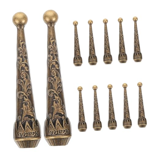GALPADA 12 Stück Teiliges Bolo Tie Metall Endkappen Vintage Kordelabschluss mit Westlichem Scroll Muster für Diy Schmuckherstellung und Krawattenersatz für Mode und Sammler von GALPADA