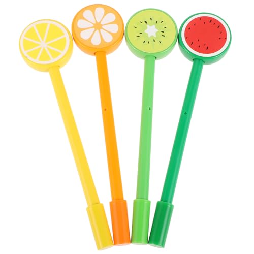 GALPADA 12 Stück Teiliges Cartoon Fruchtform Kugelschreiber für Schüler Niedliche Schreibgeräte mit Orange Zitrone Kiwi und Wassermelone als Preise Schreiben Schule von GALPADA