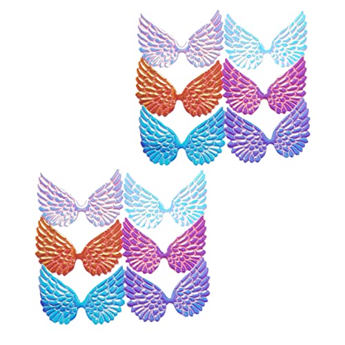 GALPADA 12 Stück Teiliges DIY Iridescent Wings Patches Farbige Engel Flügel Haarschmuck Zubehör für Kostüme Handwerksprojekte und Dekoration GALPADA 12 Stück Teiliges DIY Iridescent Wings Patches Farbige Engel Flügel Haarschmuck Zubehör für Kostüme Handwerksprojekte und Dekoration von GALPADA
