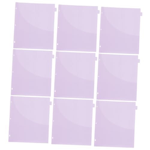 GALPADA 12 Stück Teiliges Dokumententaschen Praktische Binder Pocket Dividers für Budgetordner Wiederverwendbare Tragbare Einlegefächer Vielseitig Einsetzbar für Schule Büro und von GALPADA